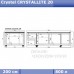 Морозильний лар бонета Crystal CRYSTALLITE 20